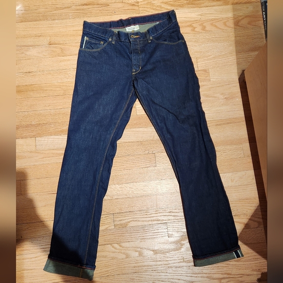 Raleigh Denim Jones cone oak slim straight jeans - Picture 2 of 6